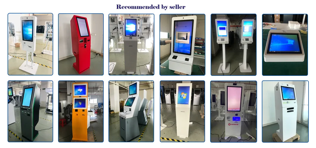 Vertical 19&quot; Intelligent Self Service Restaurant Order Kiosk Ticket Vending Machine Self Checkout Kiosk