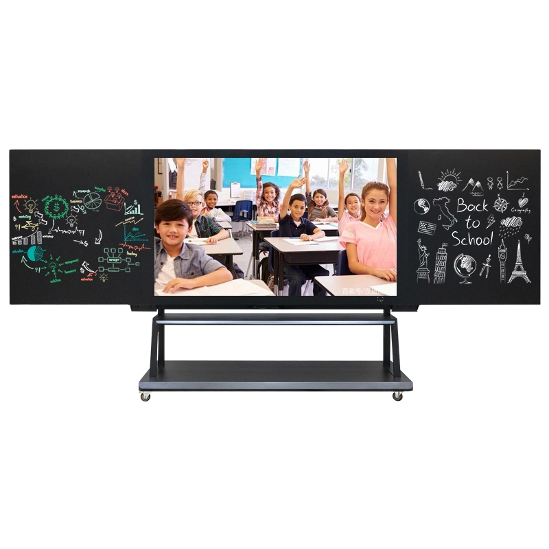 70 75 82 86 98 Inch Nano Blackboard Touch Screen Monitor 6ms Response Speed Interactive Whiteboard Smart Board