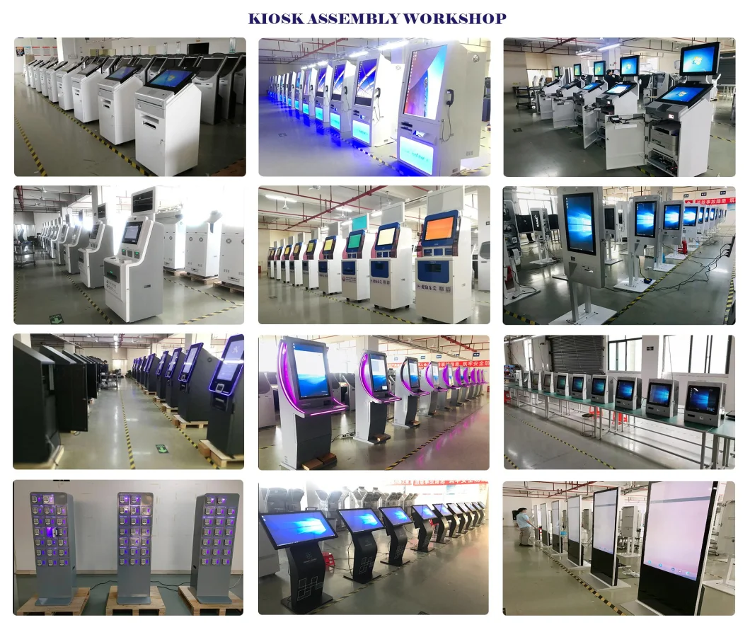 Vertical 19&quot; Intelligent Self Service Restaurant Order Kiosk Ticket Vending Machine Self Checkout Kiosk