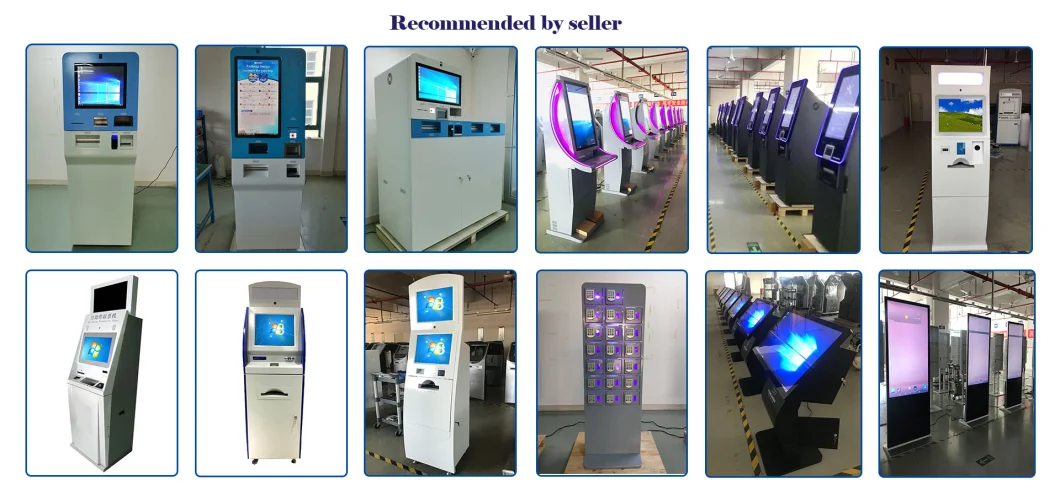 Vertical 19&quot; Intelligent Self Service Restaurant Order Kiosk Ticket Vending Machine Self Checkout Kiosk