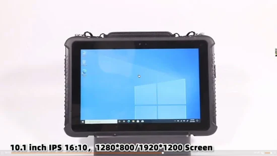 Rugged 10.1 Inch Tablet Computer with Win 10 PRO Operating System for Vehicle Industrial Applications