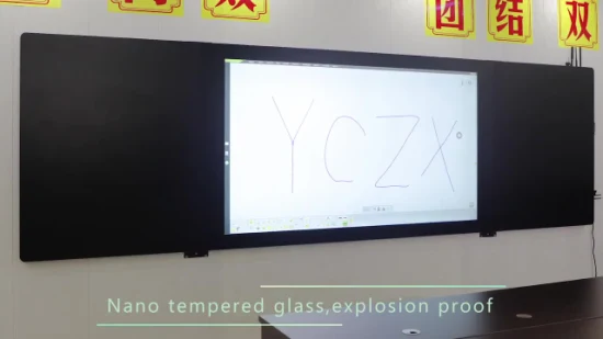 Business Smart Board 82 Inch Nano Blackboard Writing Board Whiteboard Touch Screen Monitor Panel