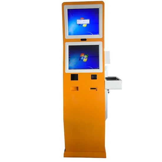 Airport Card Issuing Kiosk with Passport Reader Registration Kiosk, Hotel Self Check in Kiosk