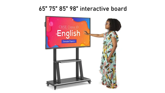 86 Inch Nano Blackboard Touch Screen Monitor Android Quad Core Fast Operating System Interactive Whiteboard Smart