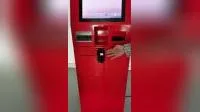 Free Standing Self-Service Ordering Kiosk Bill Payment Machine