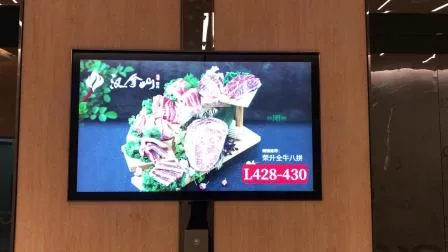 43 55 Inch LCD Touch Screen 4K Seemless Display Wall Mounted Indoor Digital Advertising Signage