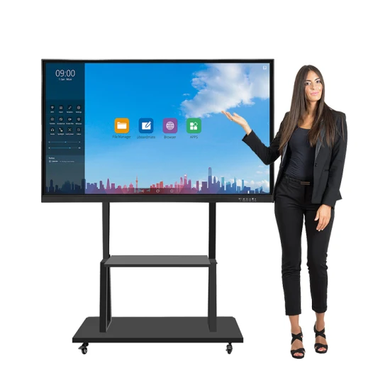 OEM Manufacturers Ifpd Ifp Android Windows 65 75 86 98 100 Inch 4K Display Smart Board Touch Screen Digital All in One PC Interactive Flat Panel for Education