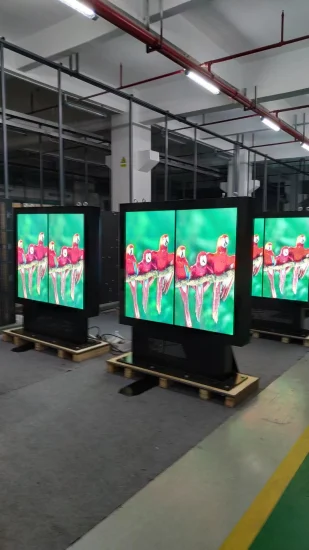 Best View 32 Inch Outdoor Mounted Vertical Screen Advertising Display LCD Player Xxx Video Wall