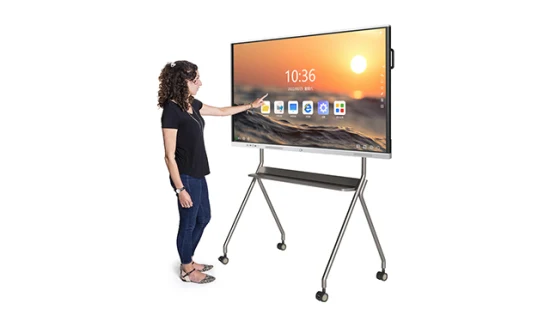65 Inch Interactive Whiteboard Smart Interactive Board with LED Display Android OS